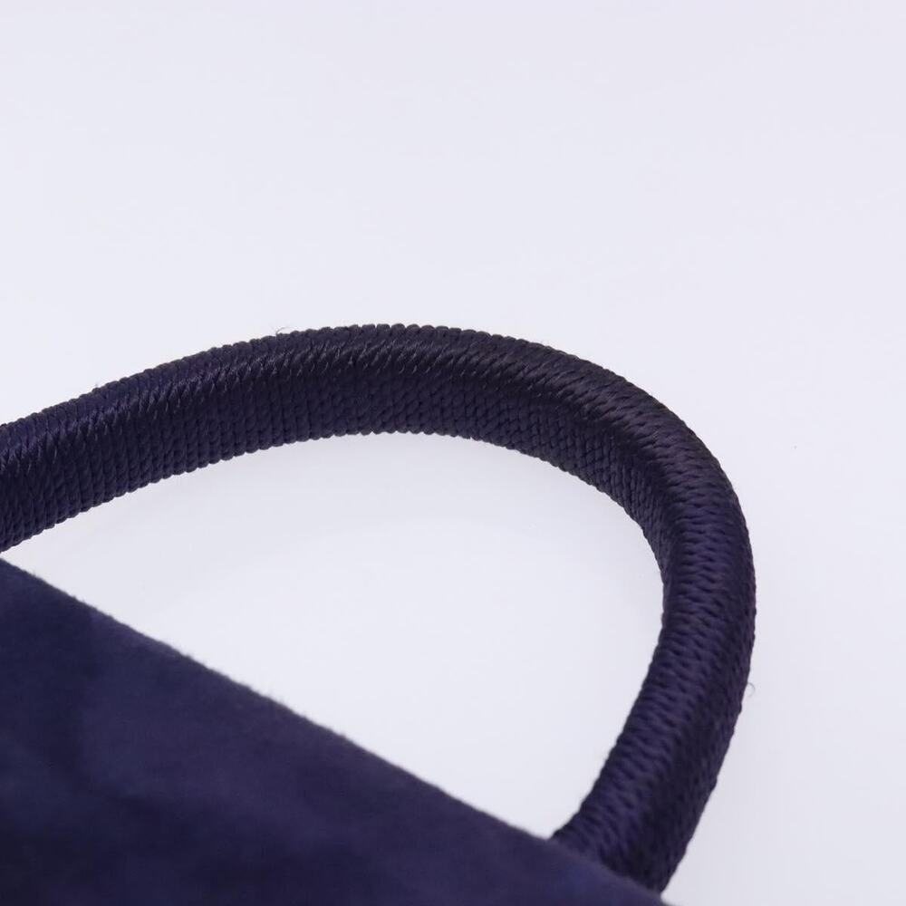 PRADA Hand Bag Suede Purple Gold - Picture 8 of 12